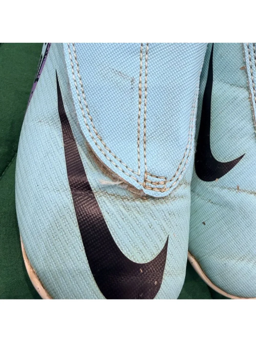 Nike Kids 11C Mercurial Vapor 15 Soccer Cleats Hyper Turquoise